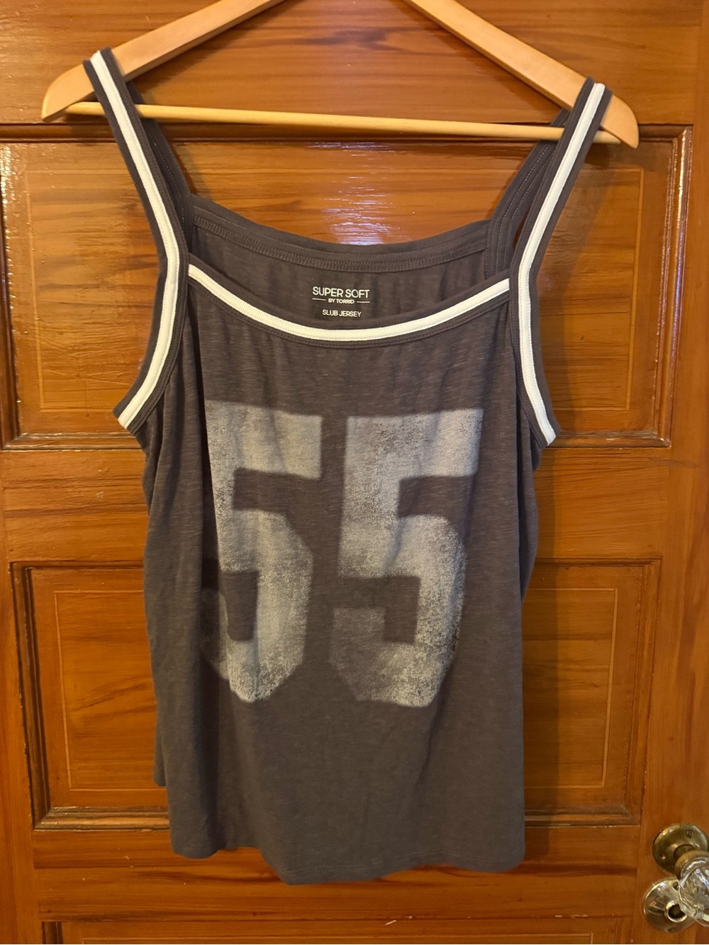 Torrid Gray Super Soft Slub Jersey Tank *Size 12*